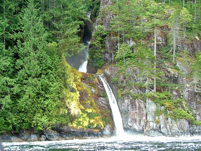 Soda Creek in Jervis Inlet